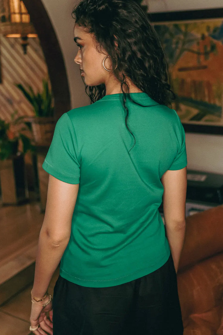 Mckenna T-Shirt in Green - FINAL SALE