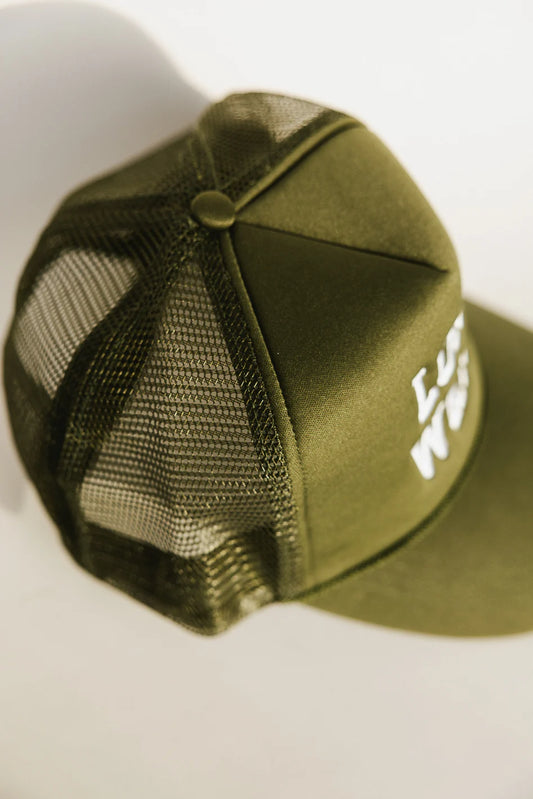 Weekend hat in olive 