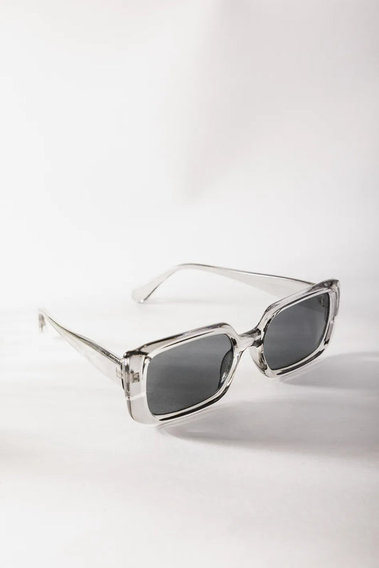 Square grey sunglasses 