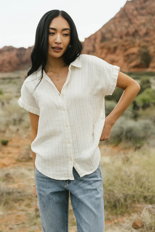 Button up top in ivory 