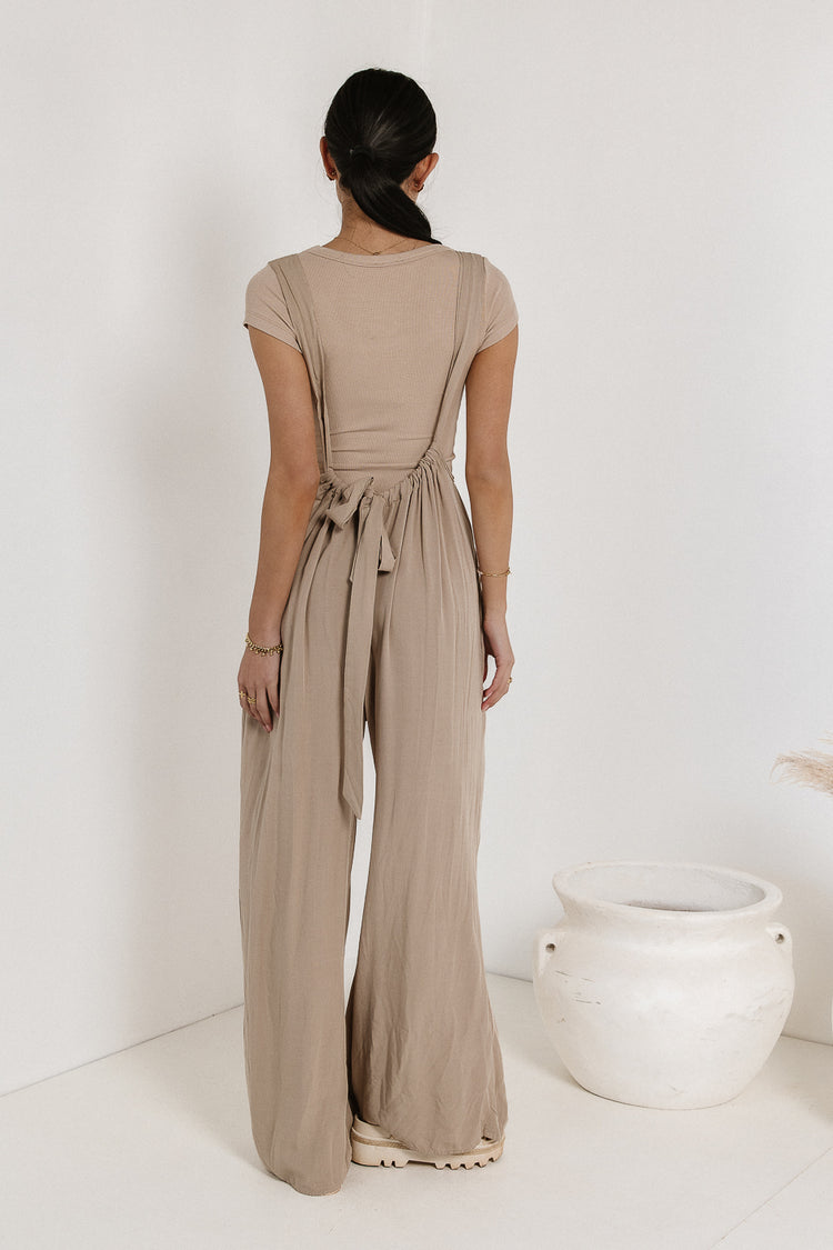 Keely Overall Pants in Sand