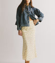 floral midi skirt