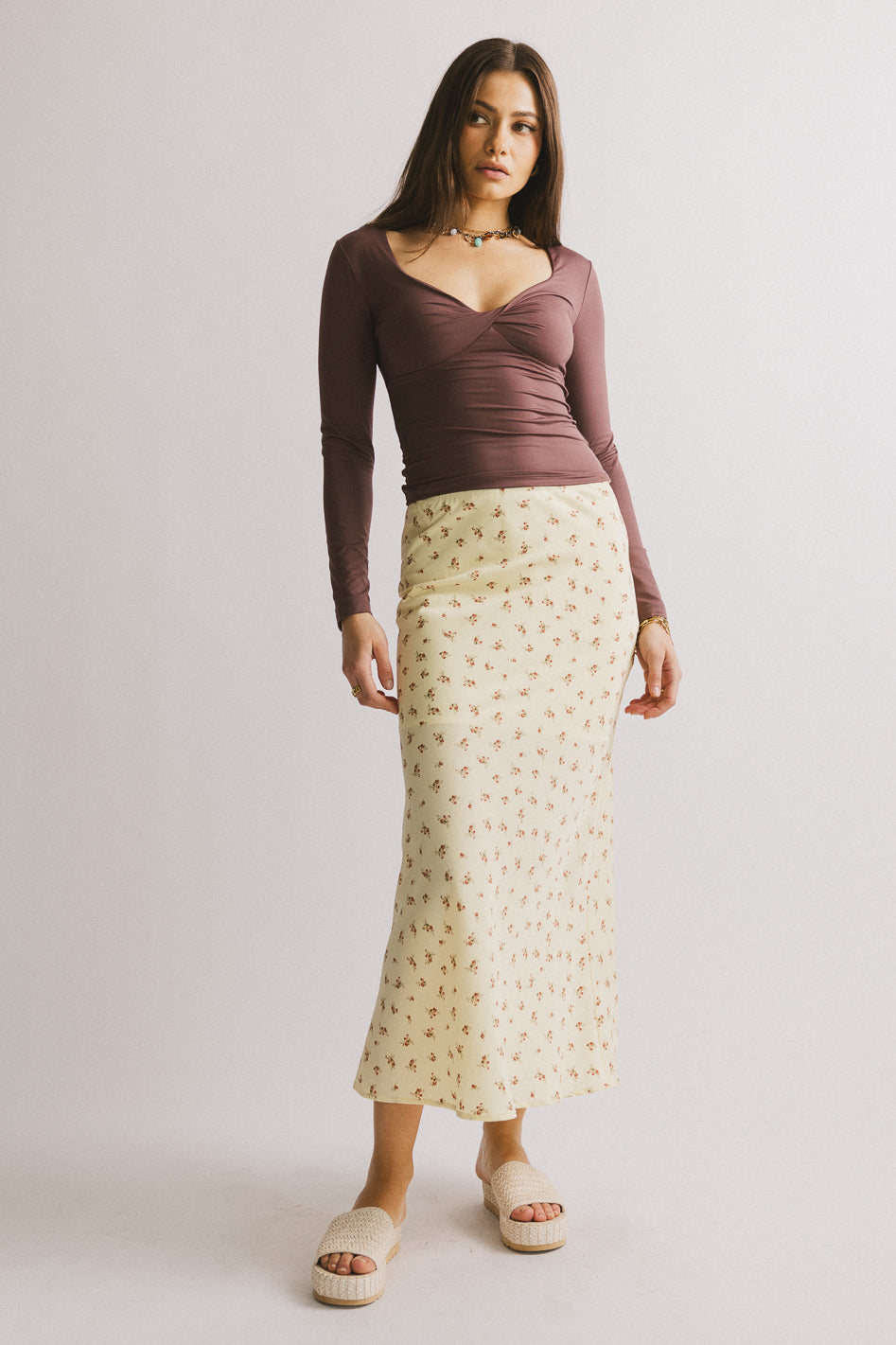tiny flowered skirt