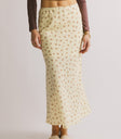 floral midi skirt