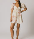 floral mini dress