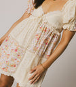 floral and embroidered dress