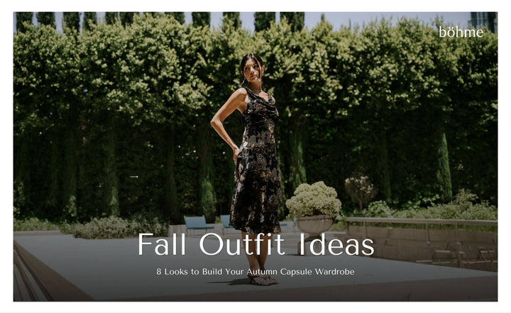 Woman wearing a black floral midi dress and sandals.