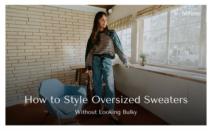 Casual oversized sweater outfit ideas for women