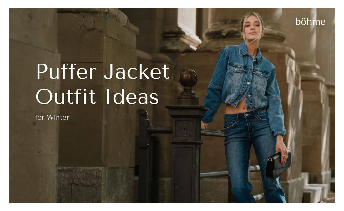 Woman wearing a cream barn jacket over a navy top with green cargo pants
