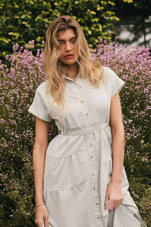 Tephra Plaid Midi Dress - FINAL SALE