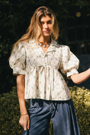 Denise Floral Blouse