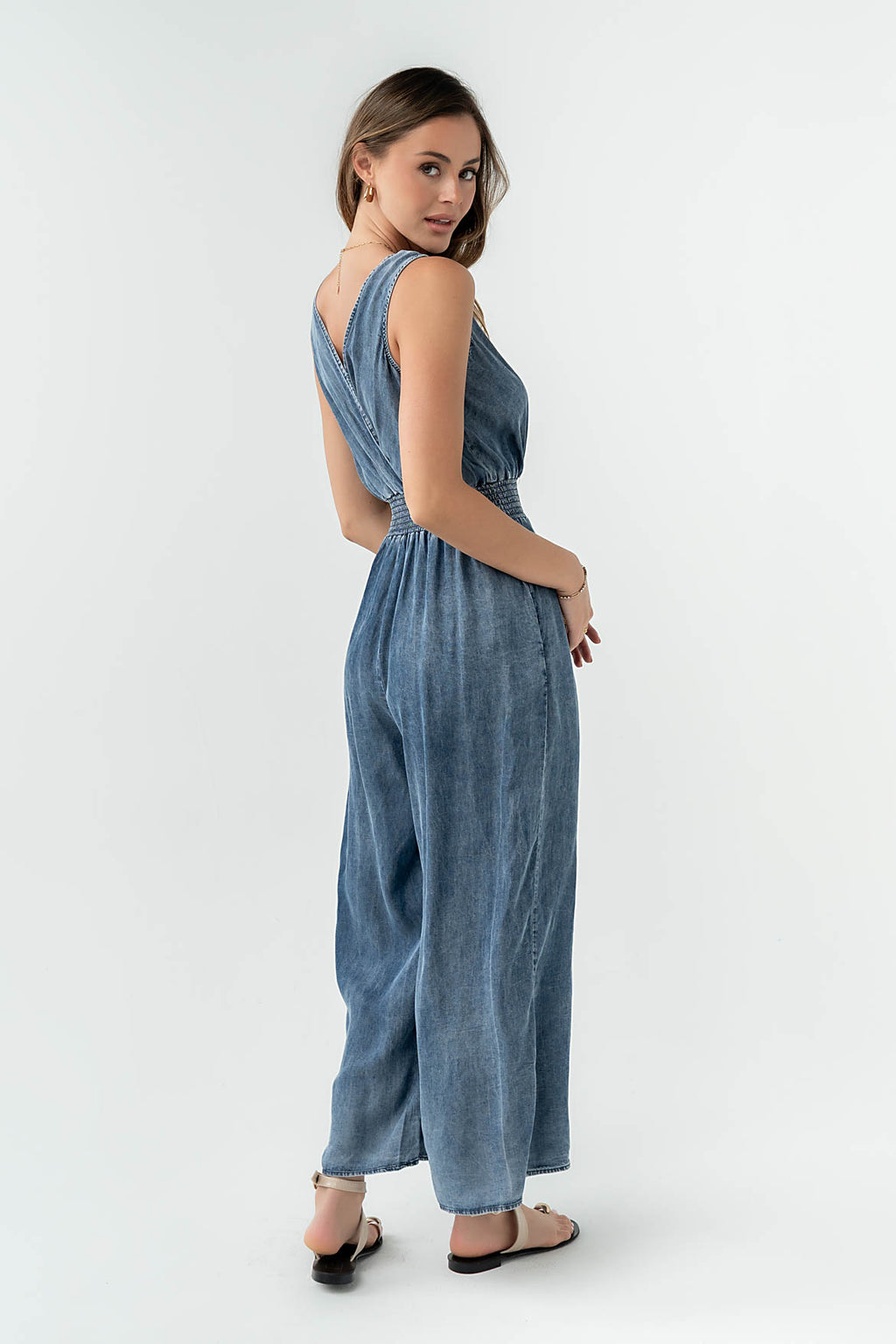 Kasie Smocked Jumpsuit