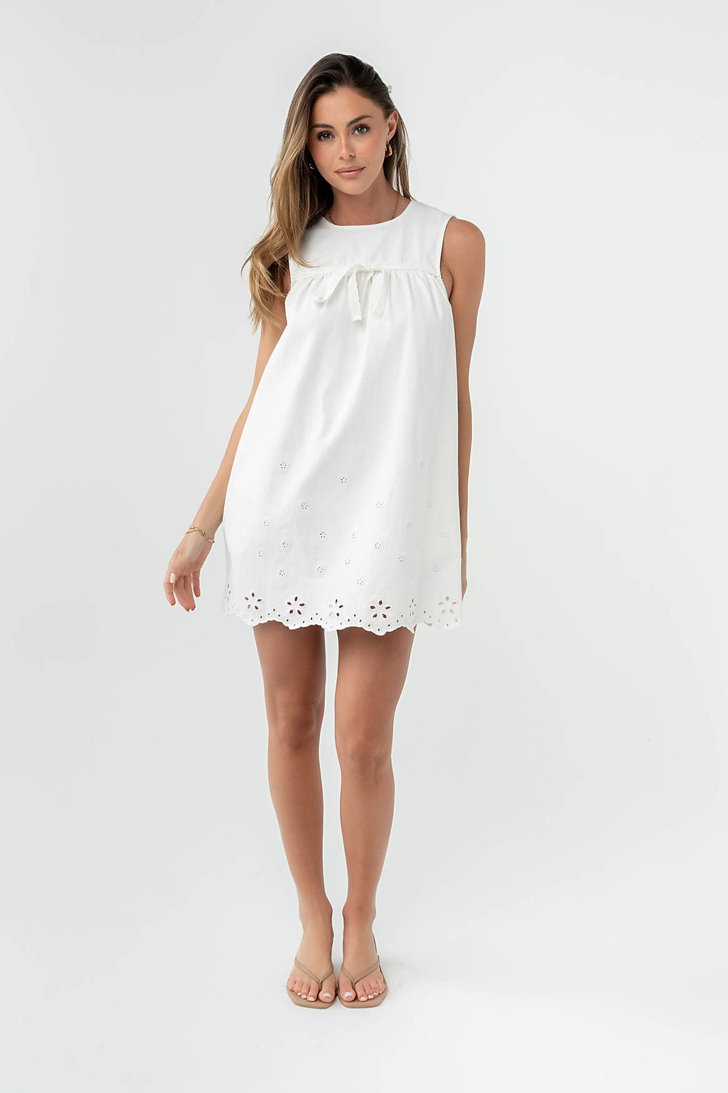 Peyton Embroidered Mini Dress