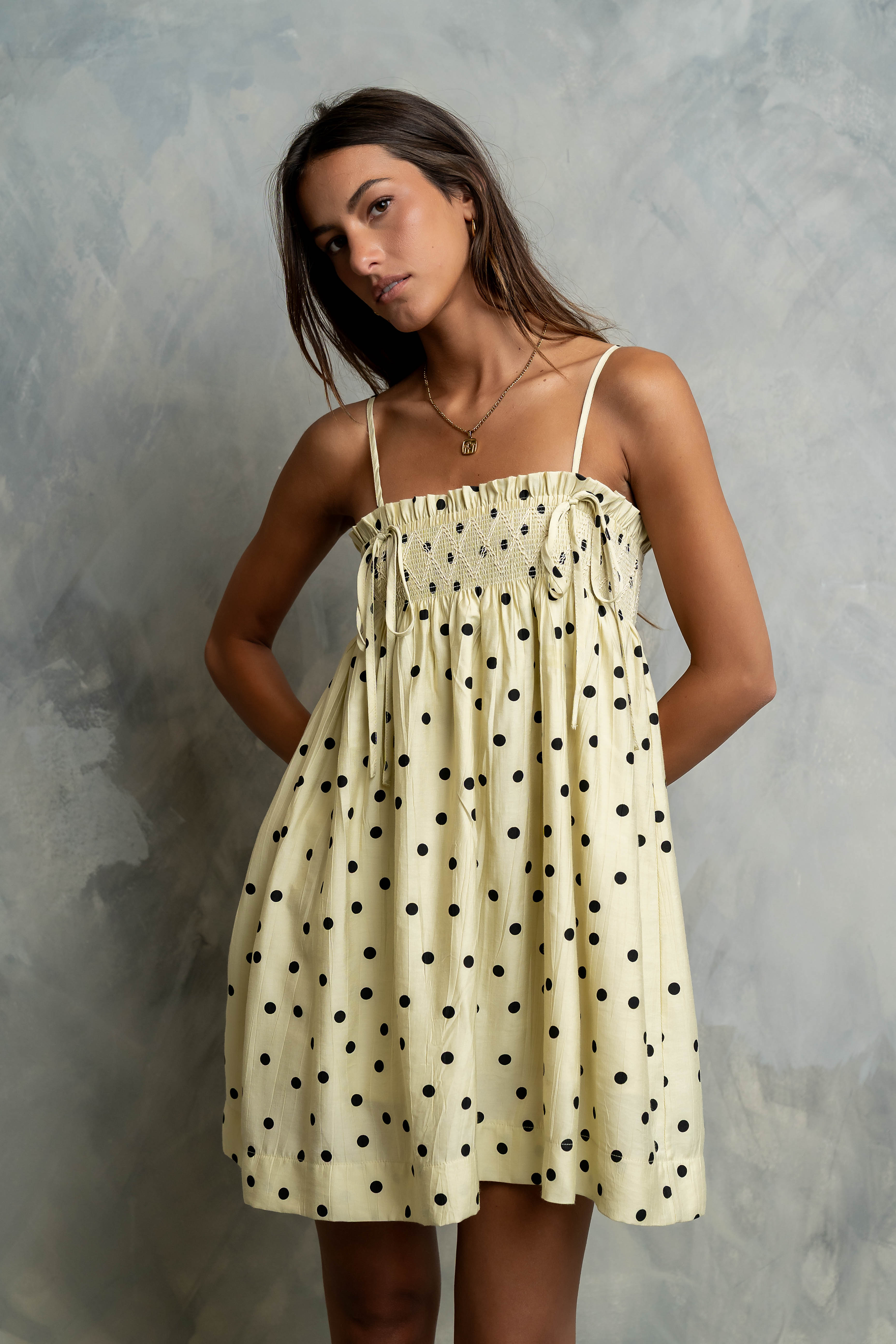 Serra Polka Dot Mini Dress