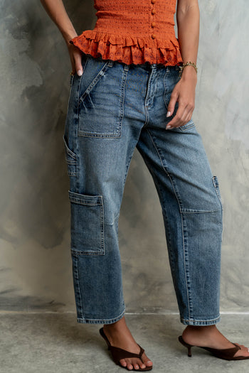 Kacey Utility Barrel Jeans