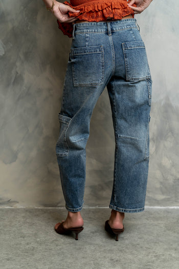 Kacey Utility Barrel Jeans
