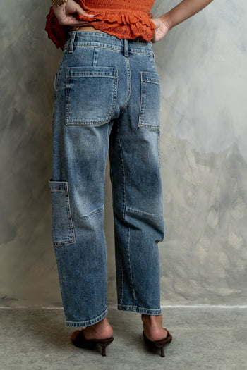 Kacey Utility Barrel Jeans
