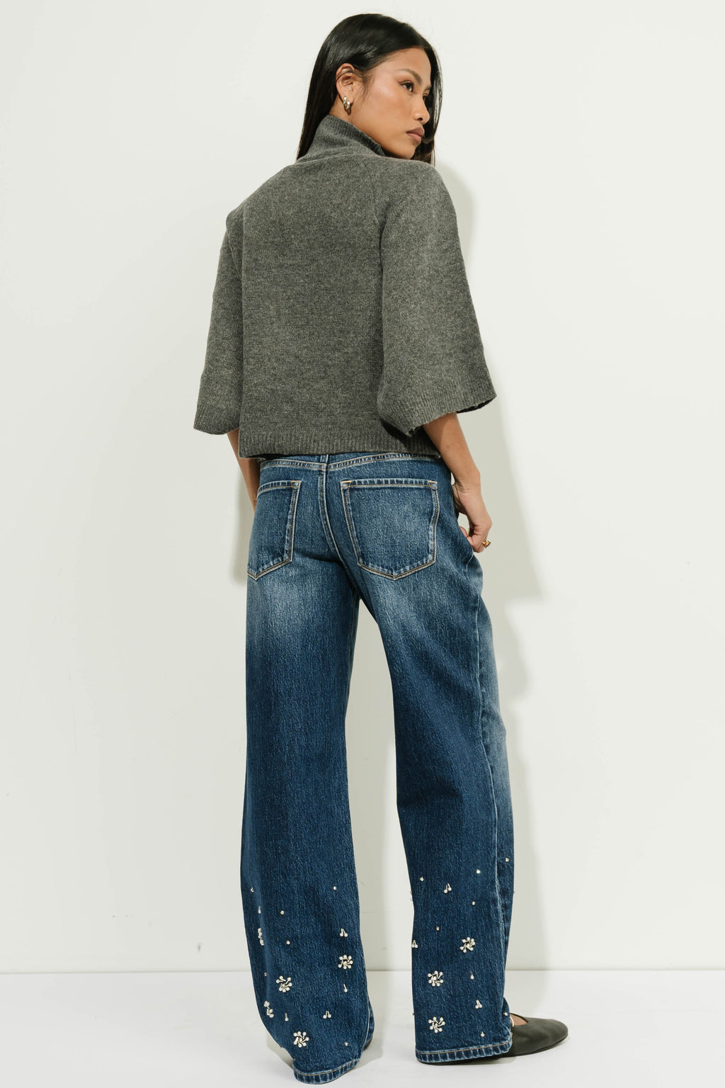 Diana Mock Neck Sweater