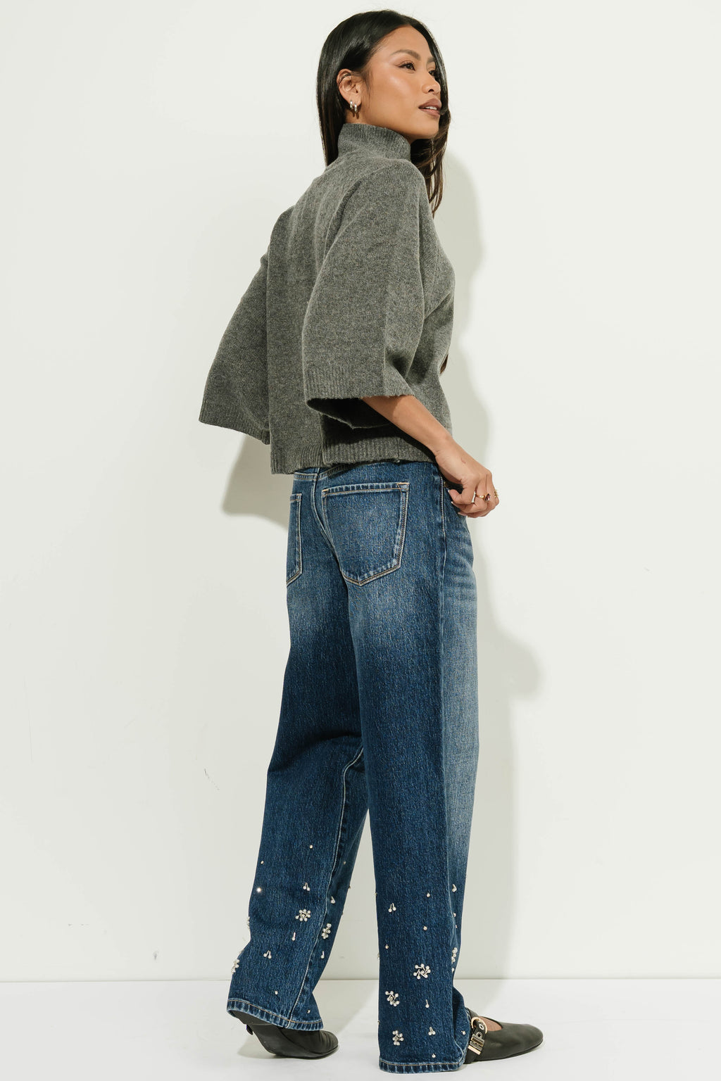 Diana Mock Neck Sweater