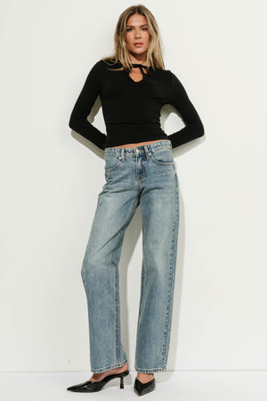 Marshall Straight Leg Jeans in Medium Vintage Wash