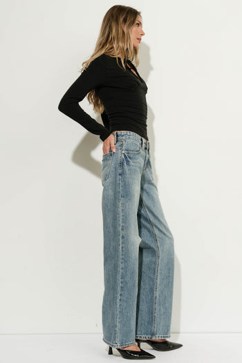 Marshall Straight Leg Jeans in Medium Vintage Wash