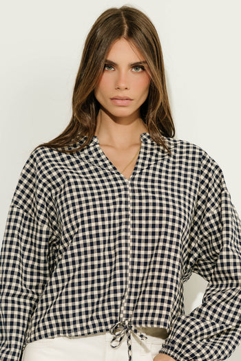 Wrenley Gingham Blouse