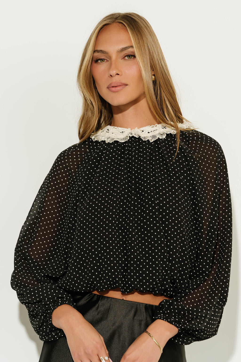 Lindsey Polka Dot Top