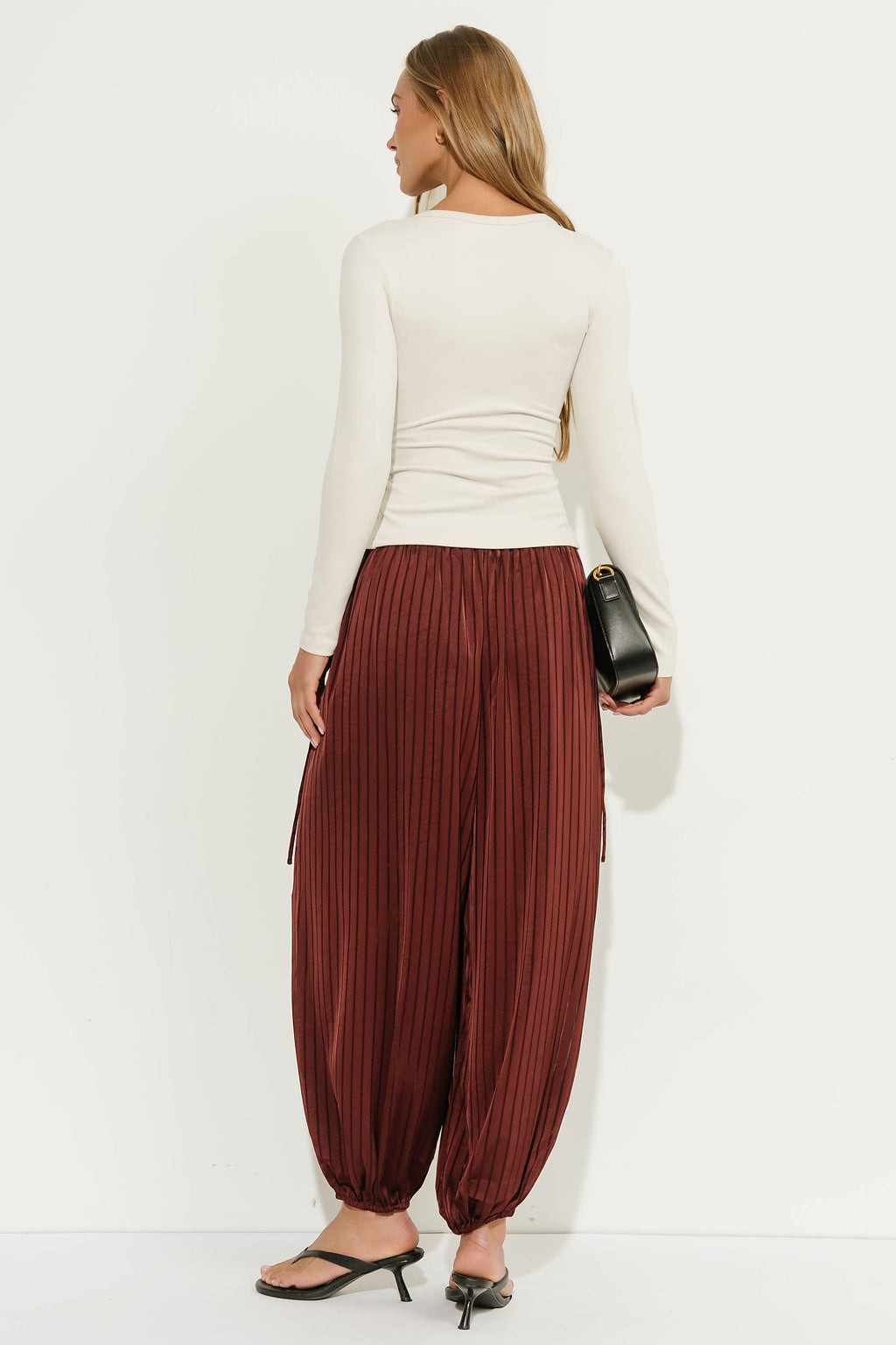 Asha Button Down Top in Bone