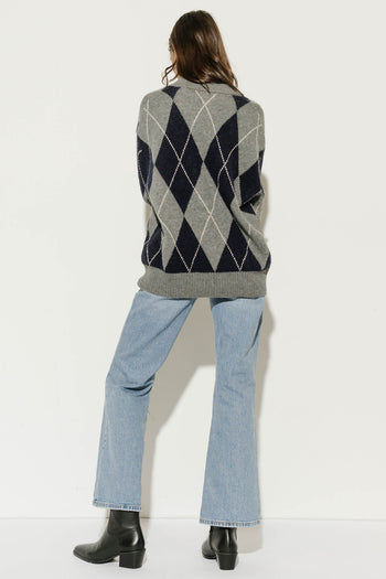 Patricia Oversized Sweater in Navy