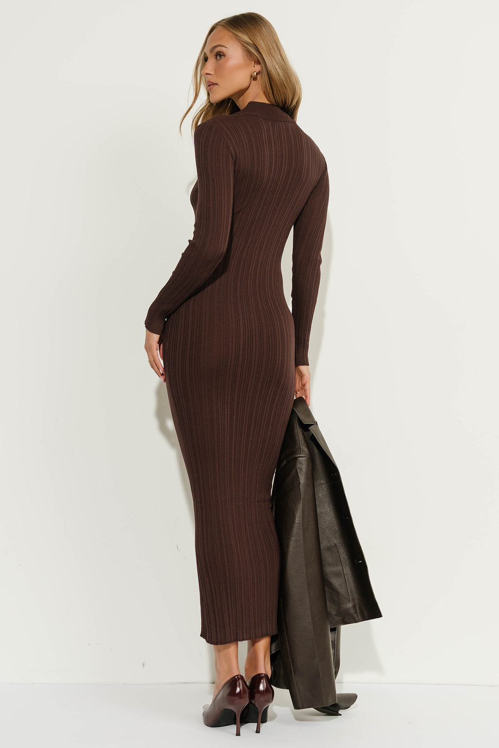 Corinne Ribbed Maxi Dress