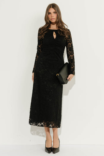 Reagan Lace Midi Dress