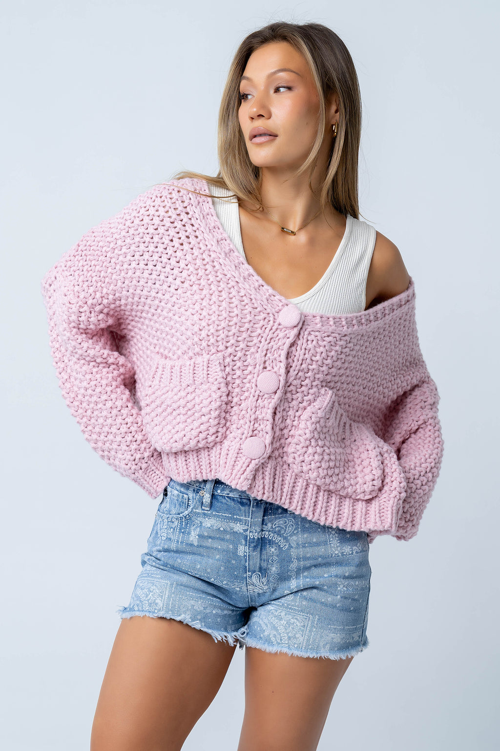 Rita Oversized Knit Cardigan - FINAL SALE