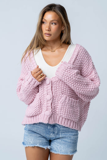 Rita Oversized Knit Cardigan - FINAL SALE