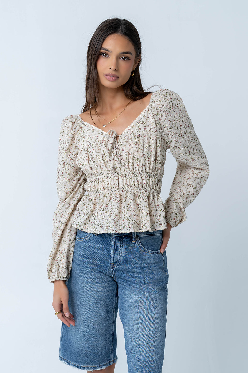 Karrie Floral Blouse - FINAL SALE