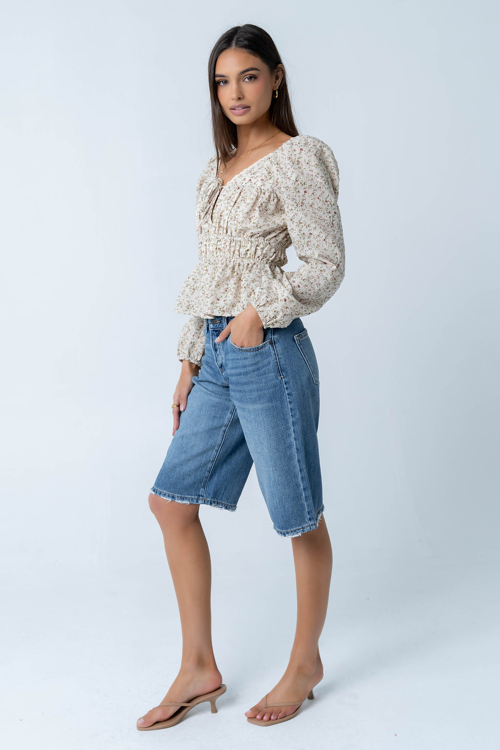 Karrie Floral Blouse - FINAL SALE
