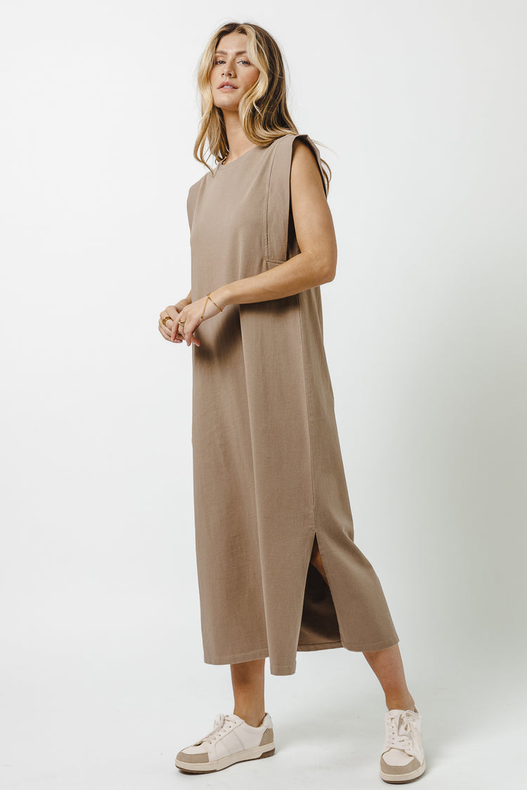 midi dress with side slits