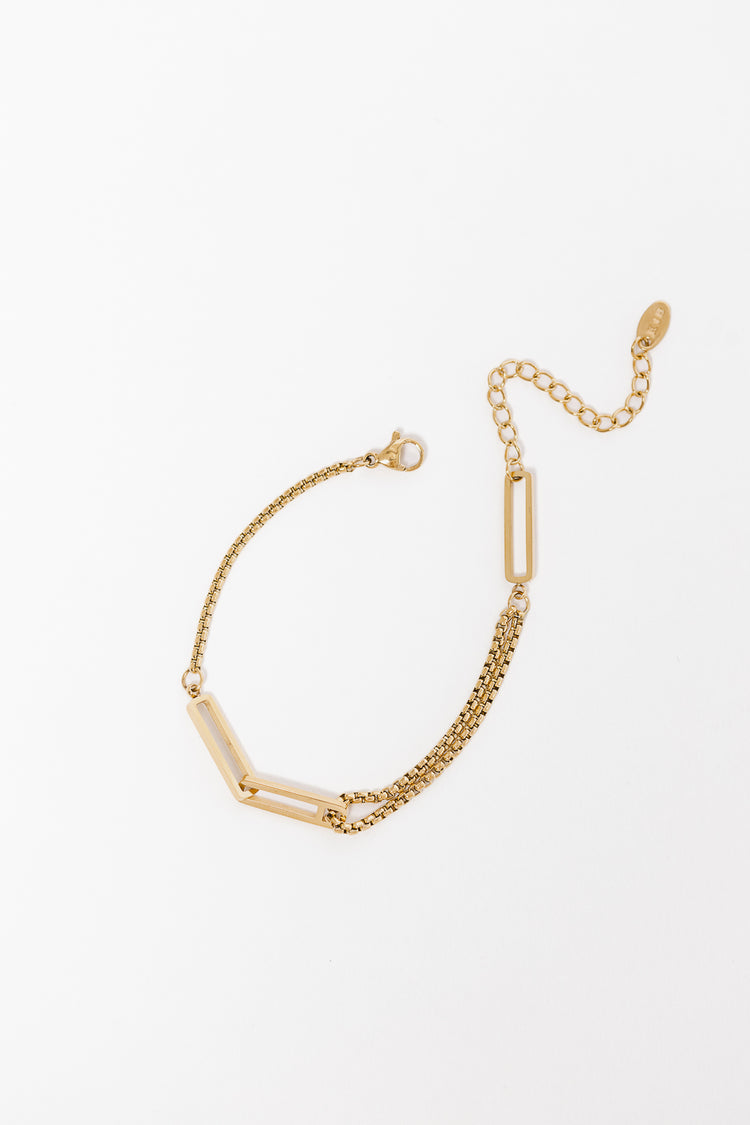 14k gold plated bracelet