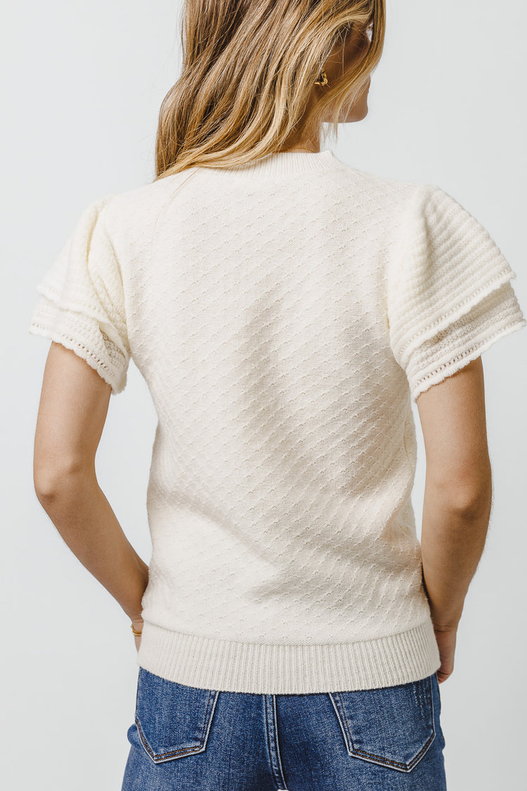 Dove Knit Sweater in Ivory