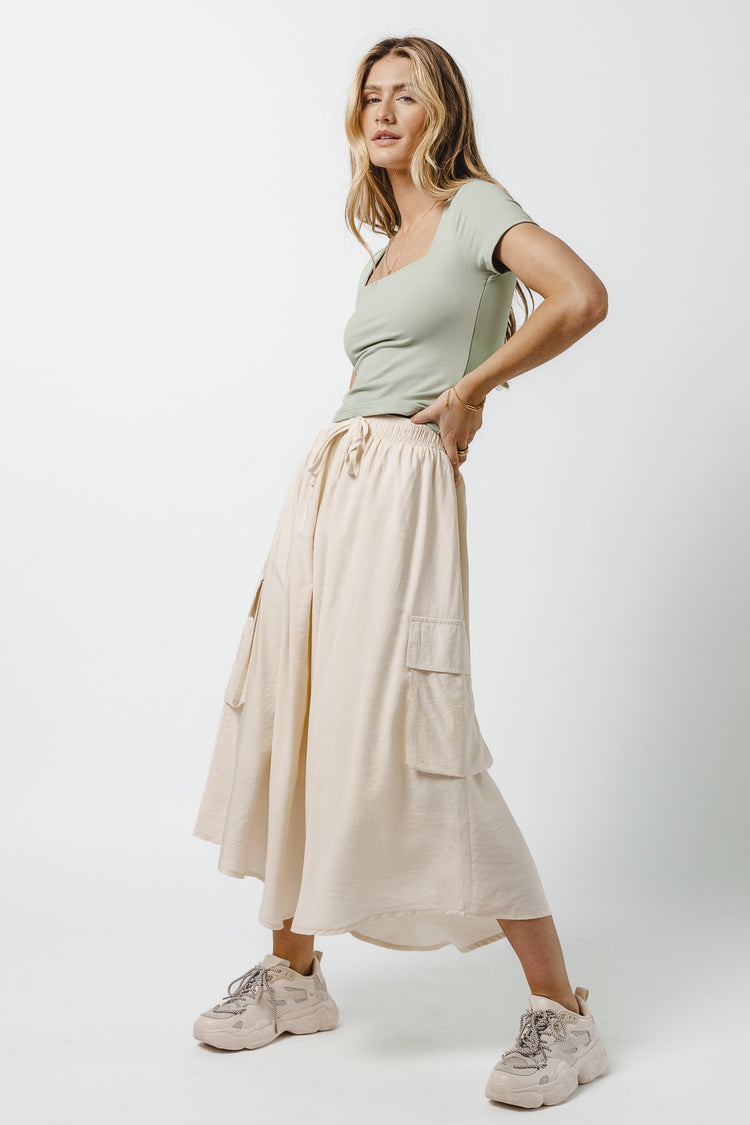 Carina Skirt in Cream - FINAL SALE