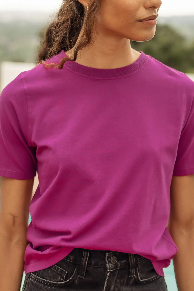 Fletcher Tee Shirt in Purple
