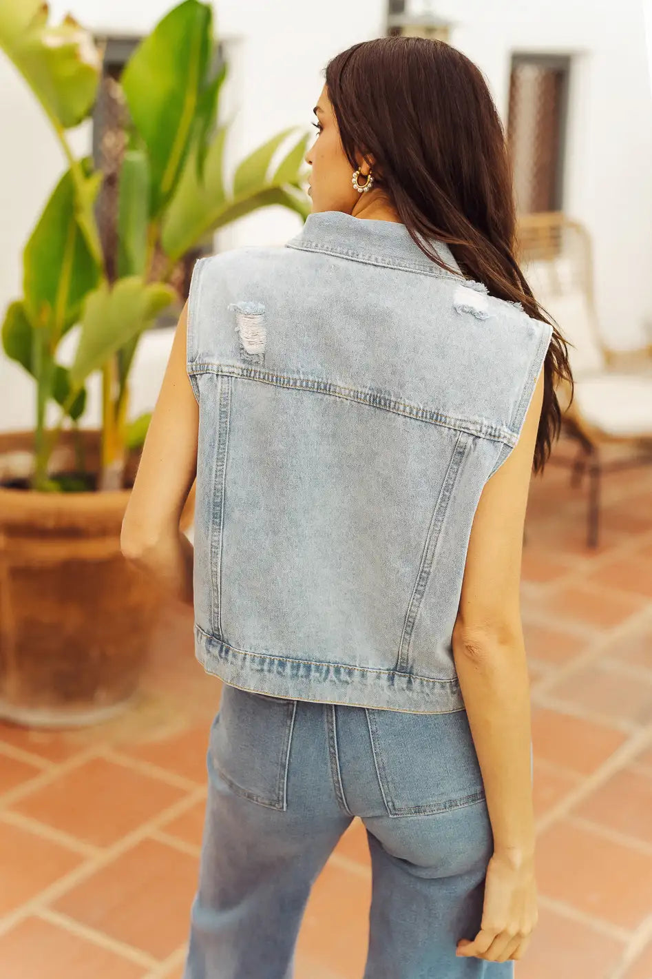 Denim vest 2025 for sale