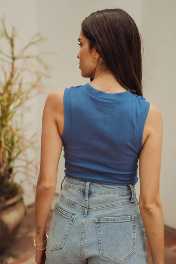 Ruby Tank in Blue