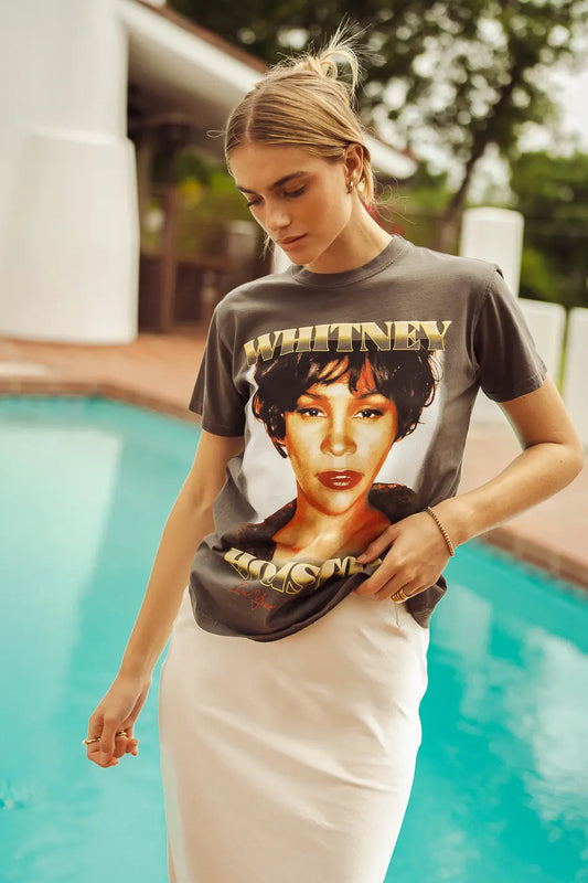 Whitney Houston Graphic Tee - FINAL SALE