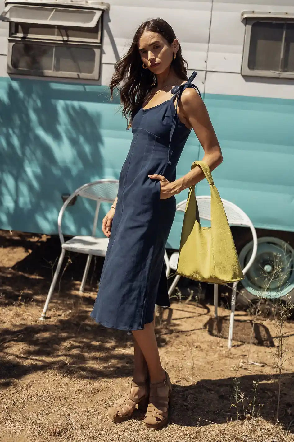 Holding horses denim sales dress