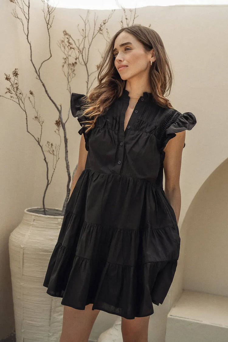 Sally Mini Dress in Black