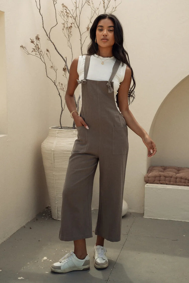 Alena Jumpsuit in Charcoal