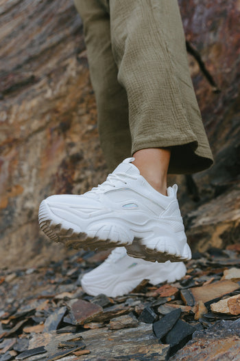 white platform shoes