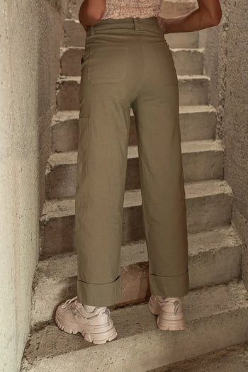 olive cargo pant