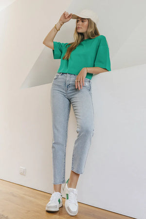 Talia Top in Green - FINAL SALE