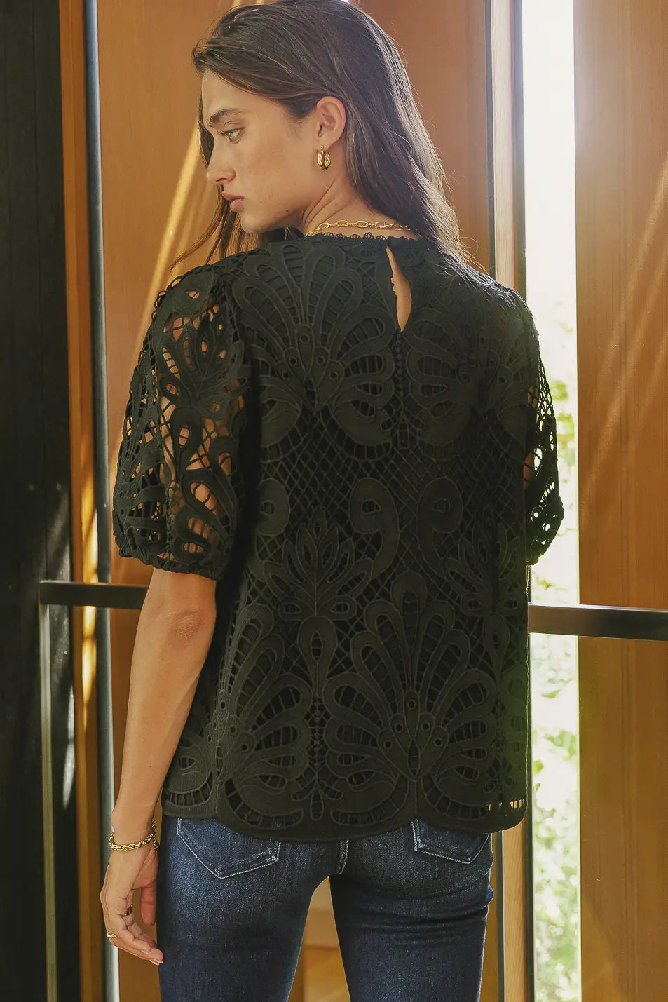 Short lace top hotsell